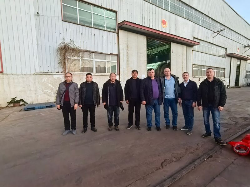 白俄羅斯客人到公司考察